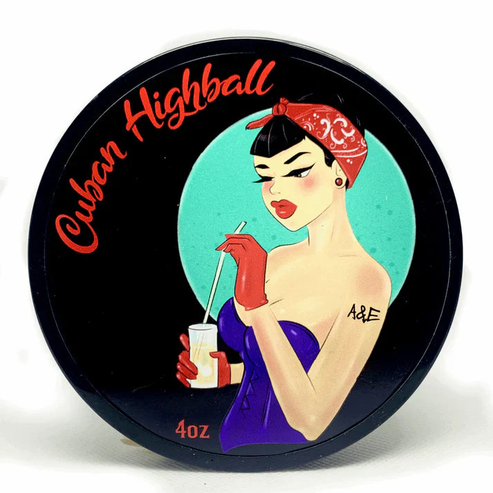 Ariana & Evans Cuban Highball K2e Base Shaving Soap 4 Oz