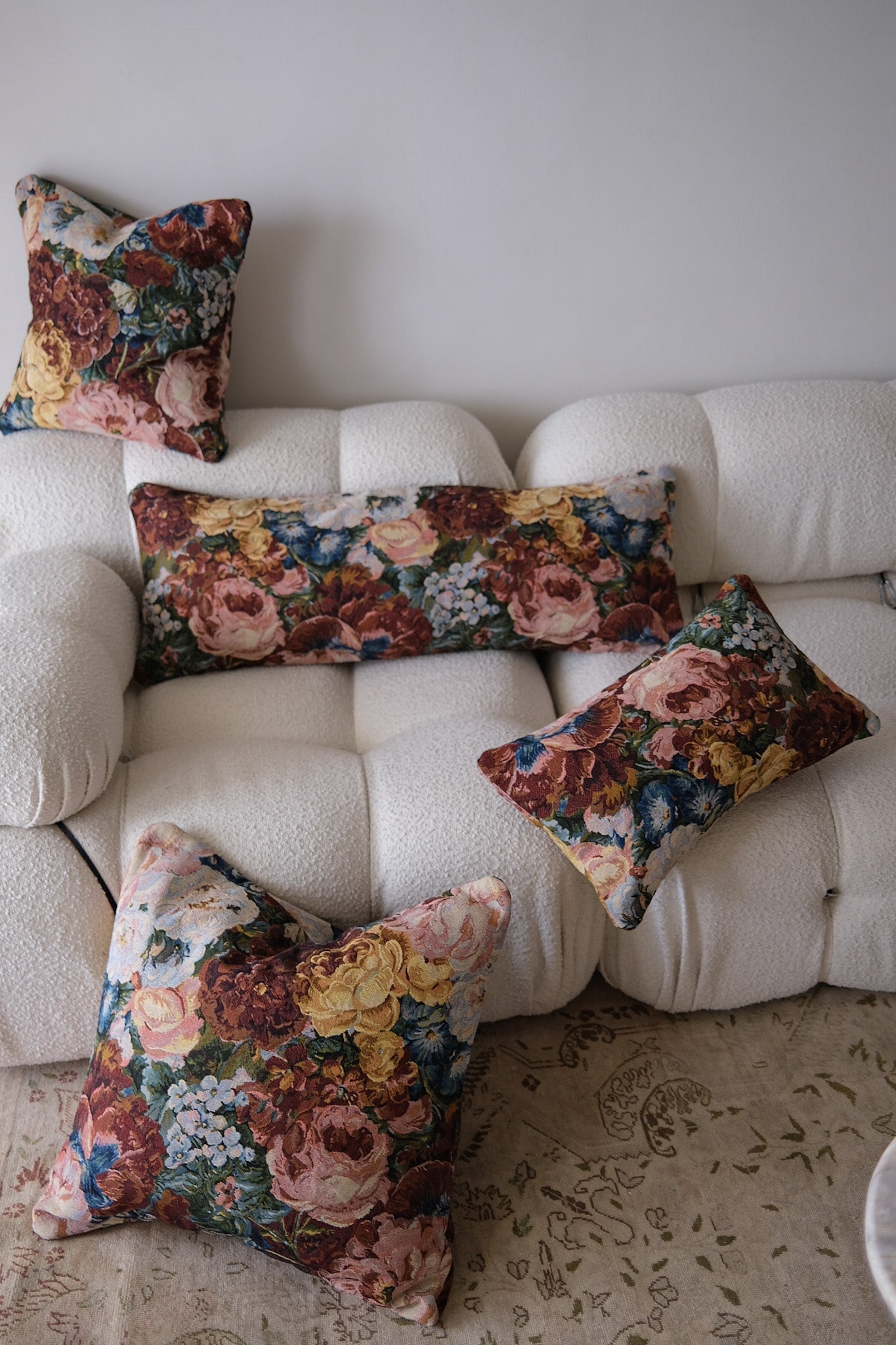 Rosalie Reversible Tapestry Long Lumbar