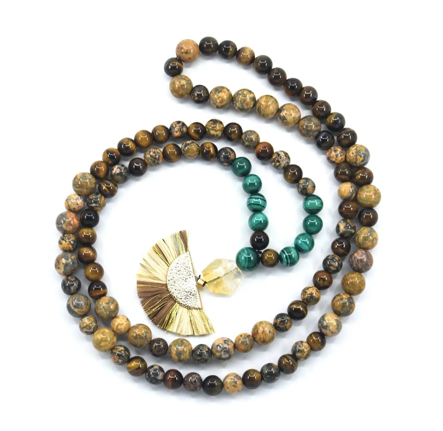 Celestial Mala Beaded Necklace