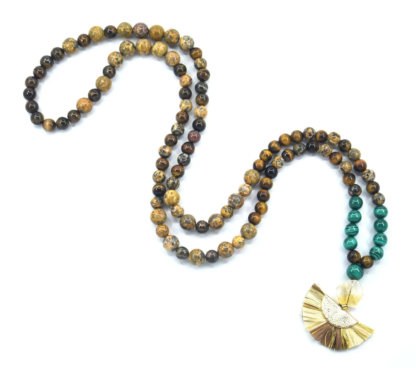 Celestial Mala Beaded Necklace