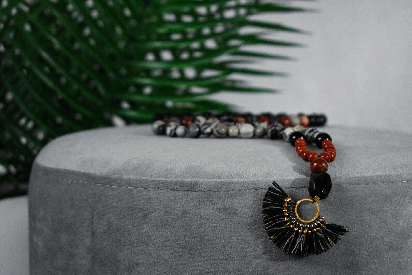 Natural Earth Mala Beaded Necklace