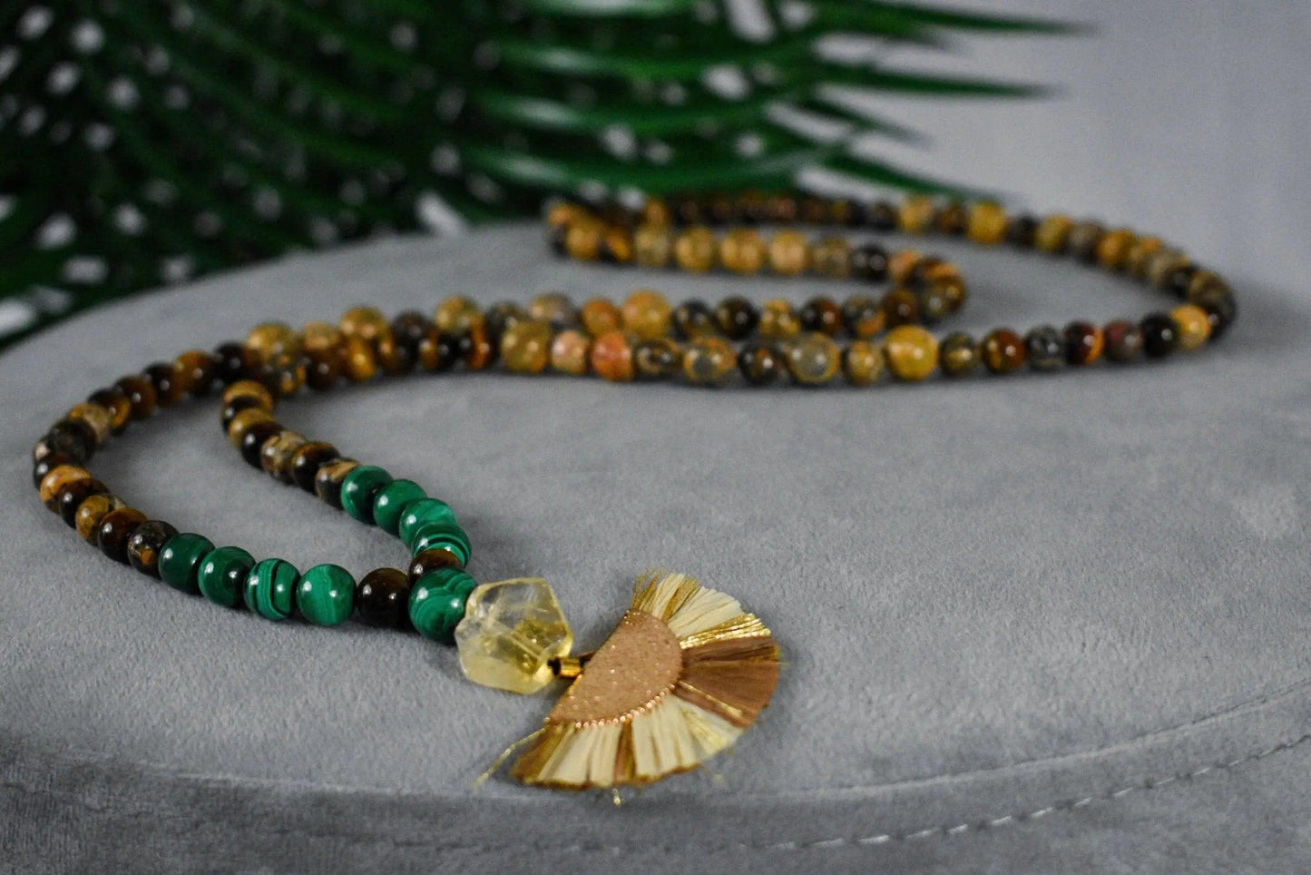 Celestial Mala Beaded Necklace