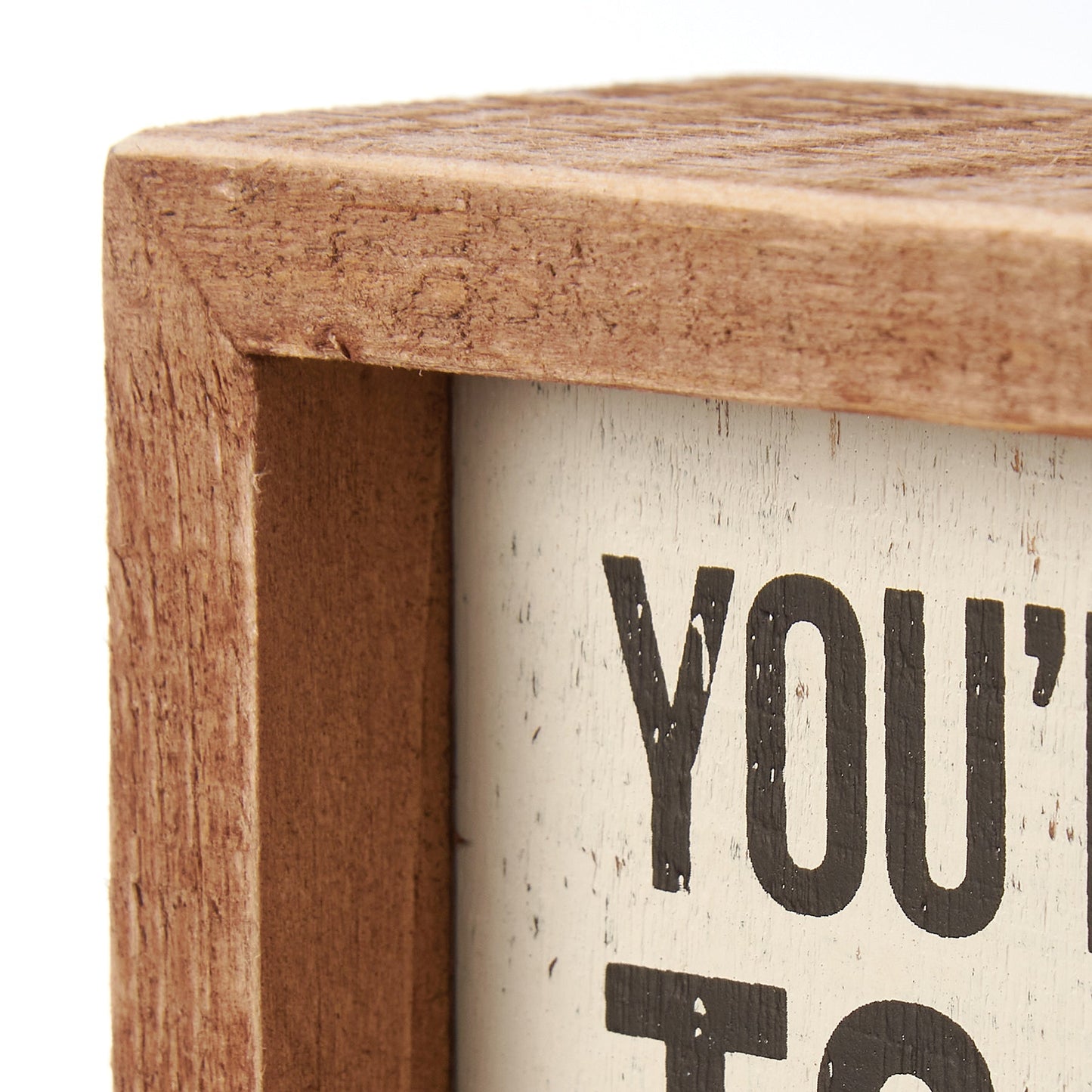 Damage My Calm Inset Box Sign | Wooden Rustic Decor | 6" x 4.50"