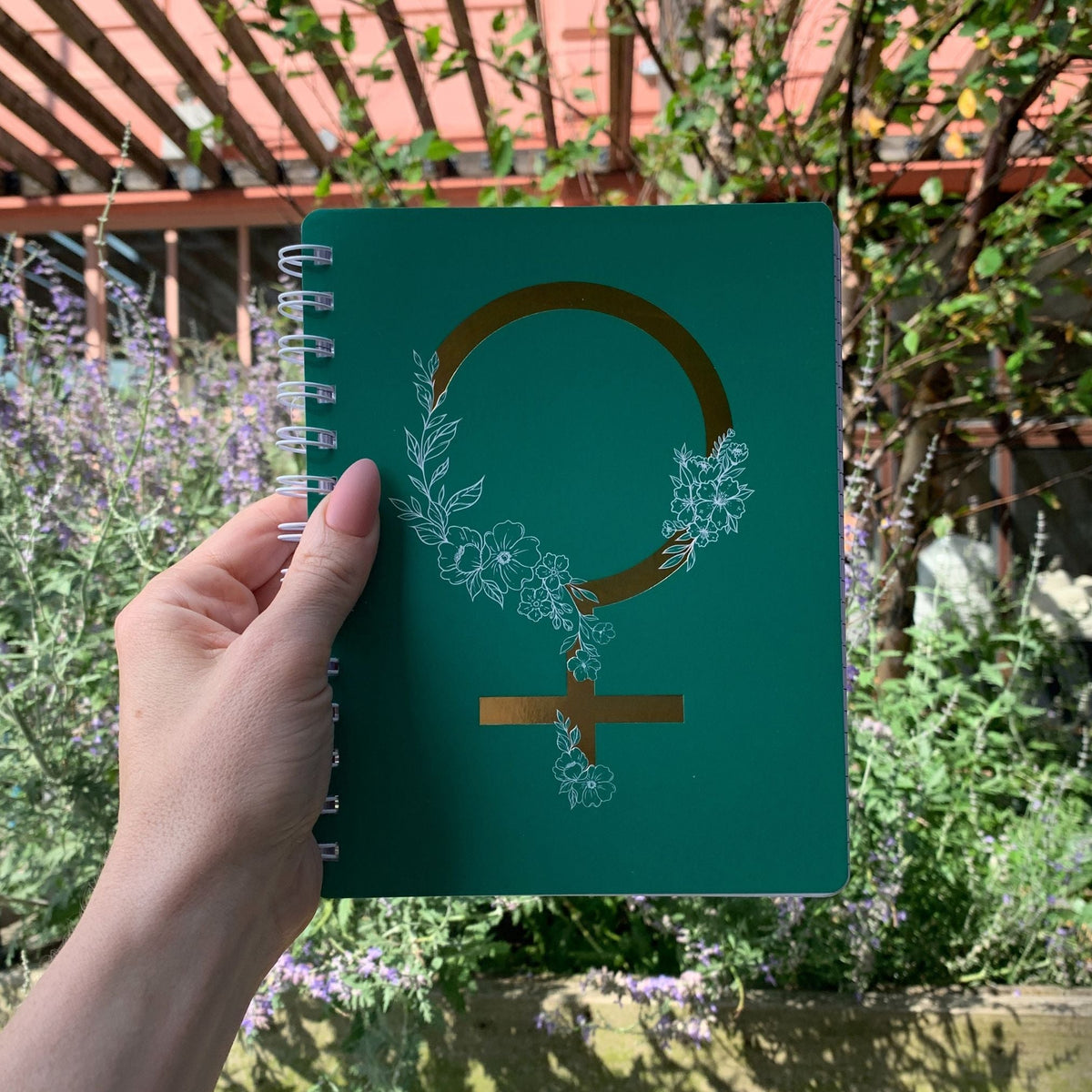 Darling You Are Magic Metallic Woman Symbol Spiral Notebook | Back Cover Inspirational Quotes - Osadia Concept Store