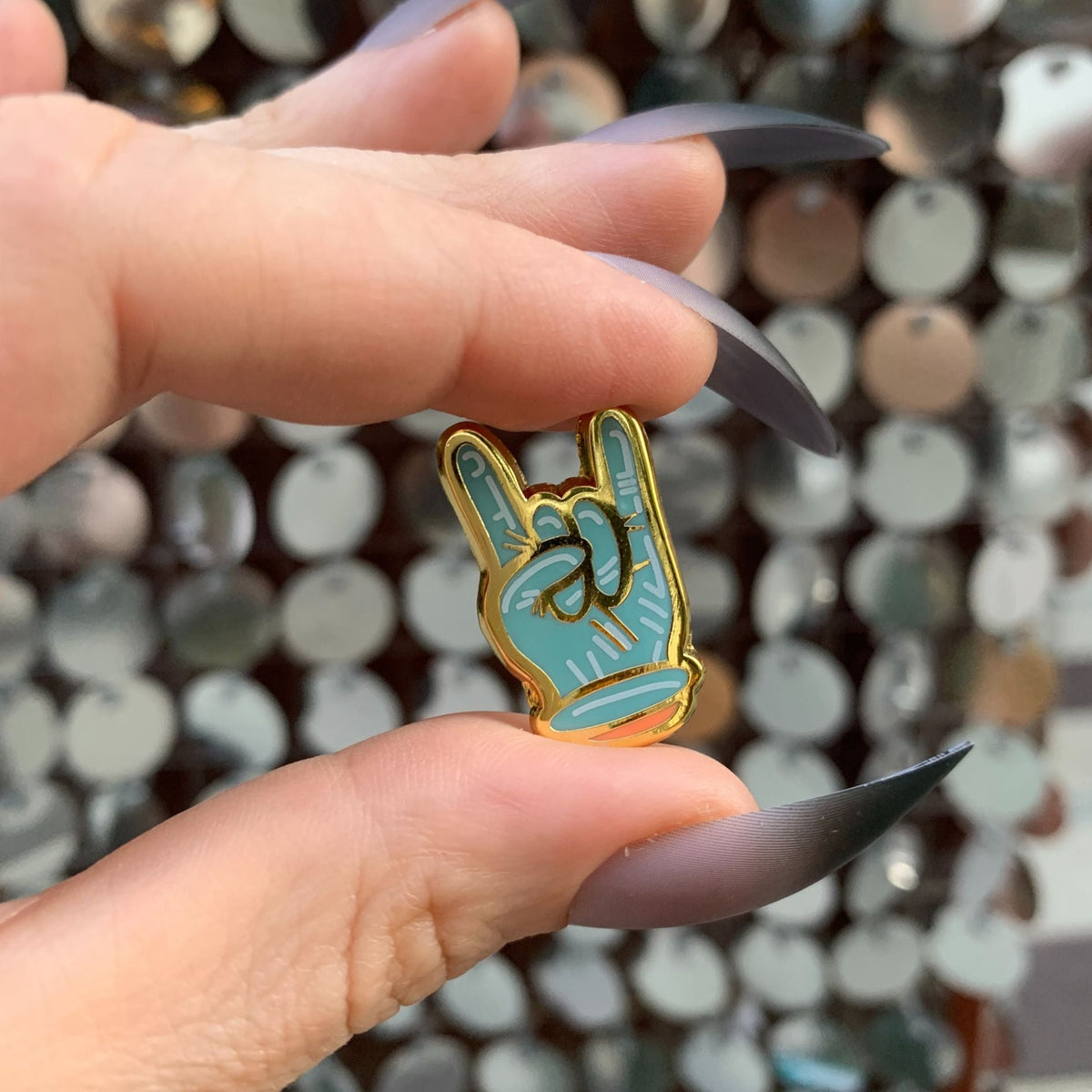 Doctors Rock Gloved Hand Enamel Pin - Osadia Concept Store
