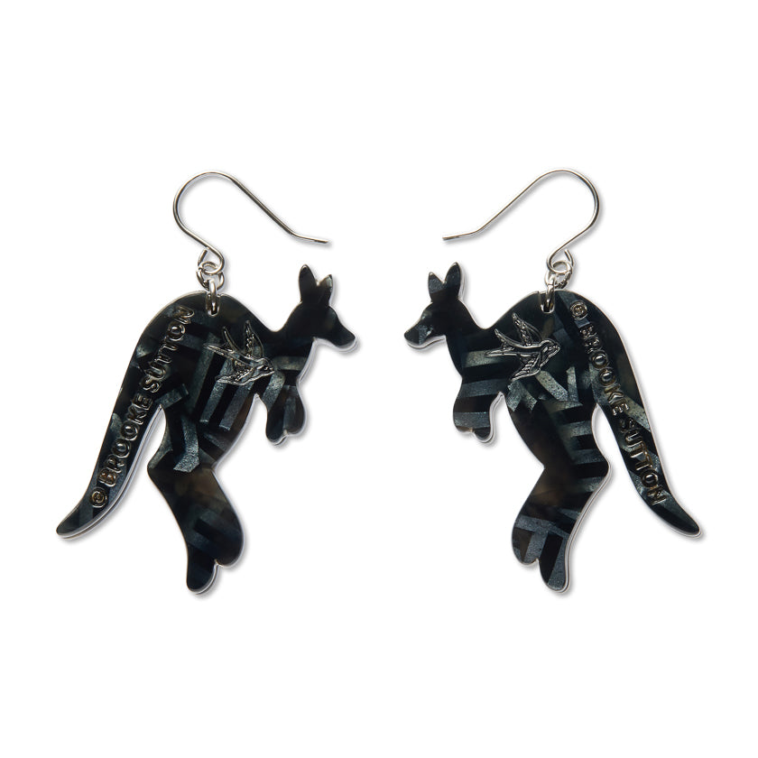 Matjumpa Ritjinguthinha (Kangaroo) Drop Earrings