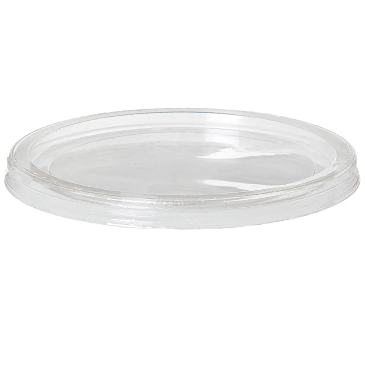 Eco-Products GreenStripe Compostable Round Deli Container Lids Fits 8–32 oz PLA Clear (QTY 500), SKU EP-RDPLID