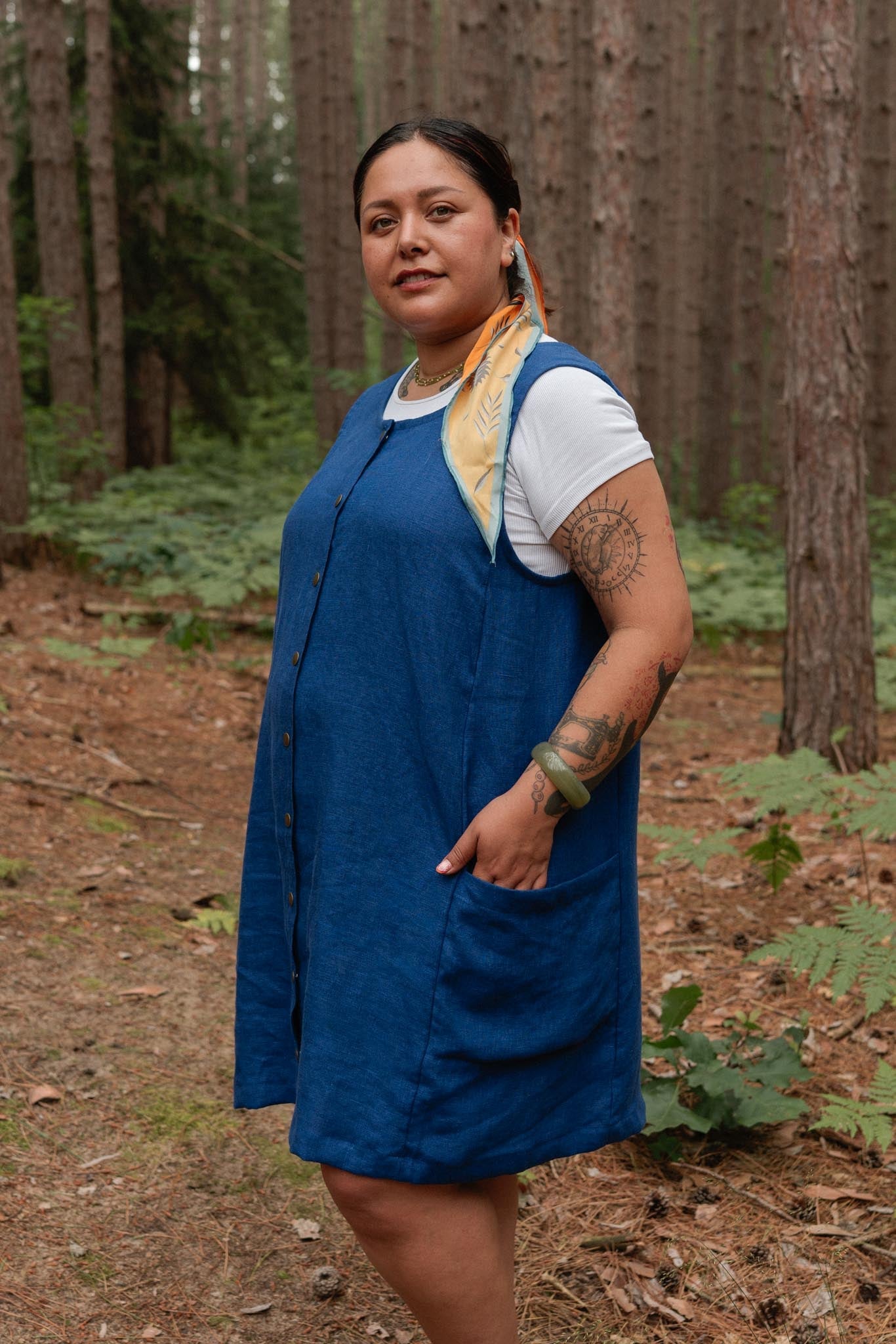 Snap Smock (Updated) in Kingfisher Blue