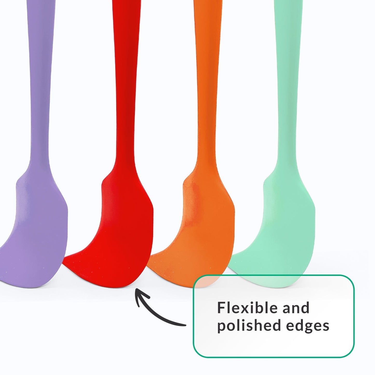 3 Piece Silicone Spatula Set - Tiffany Blue
