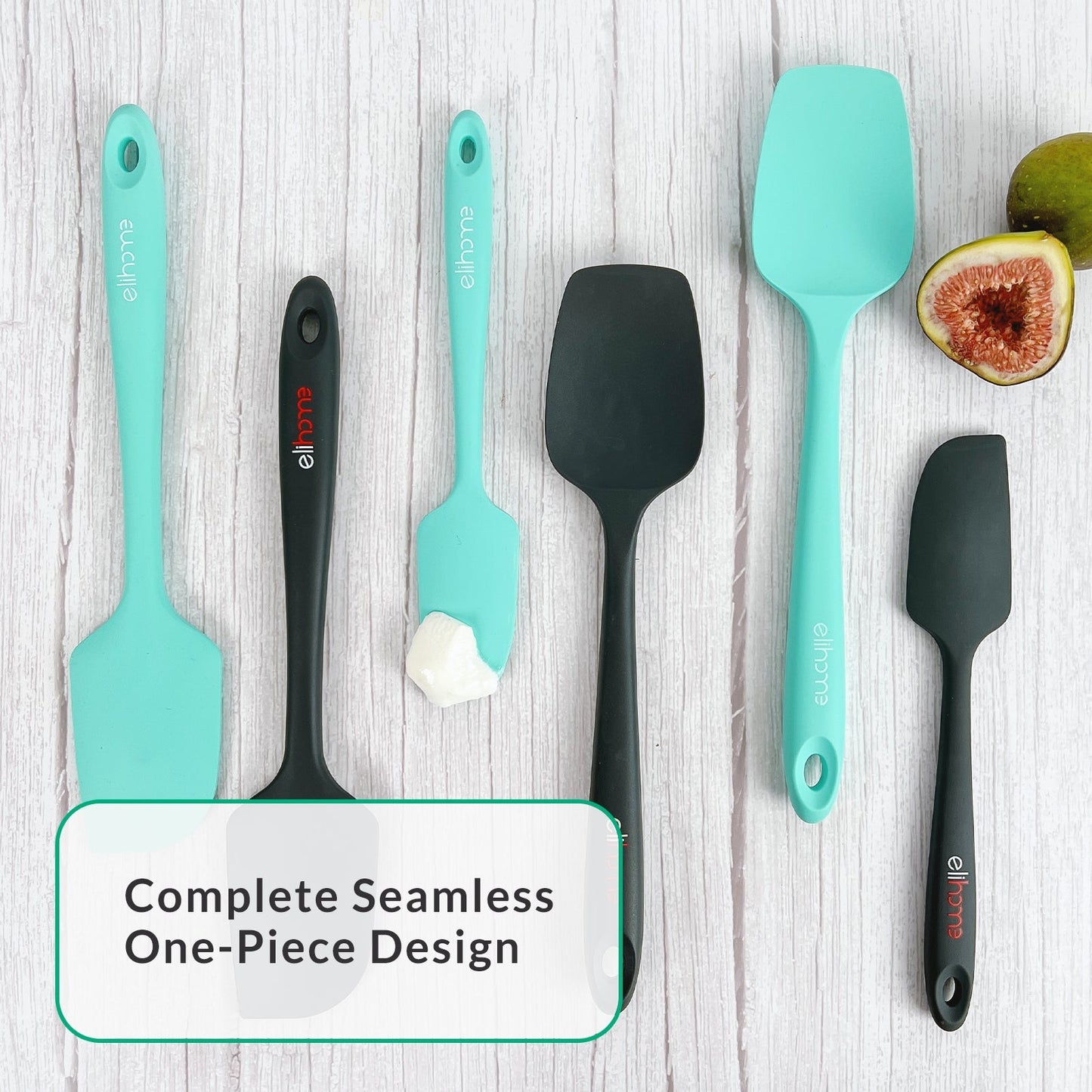 3 Piece Silicone Spatula Set - Tiffany Blue