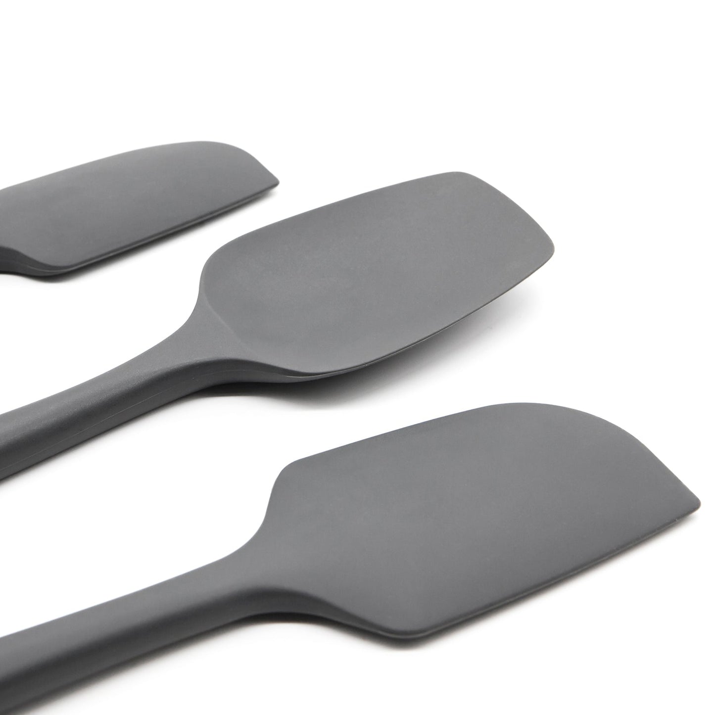 3 Piece Silicone Spatula Set - Grey