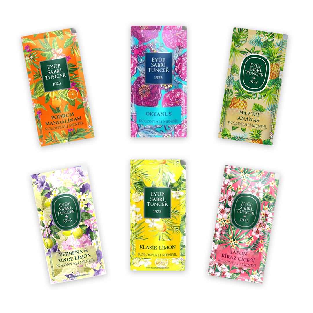 Eyup Sabri Tuncer Mixed Cologne Wipes 150 Pack