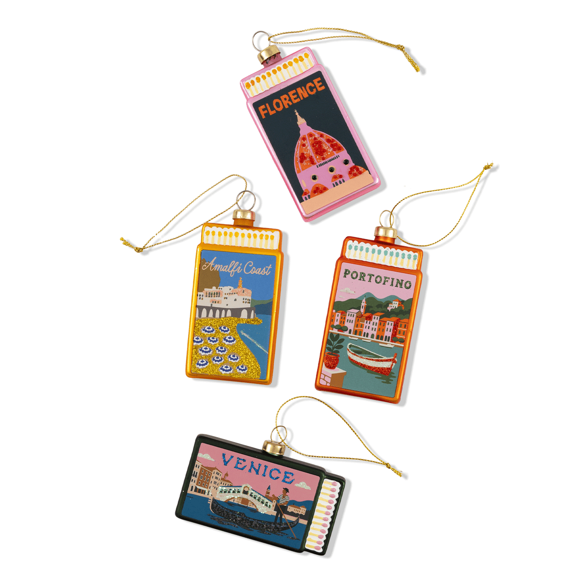 Portofino Matchbook Ornament
