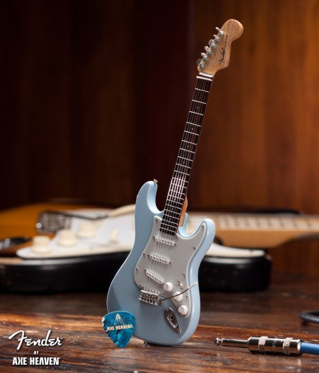 Sonic Blue Fender™ Strat™ Miniature Guitar Replica - Officially Licensed - Osadia Concept Store