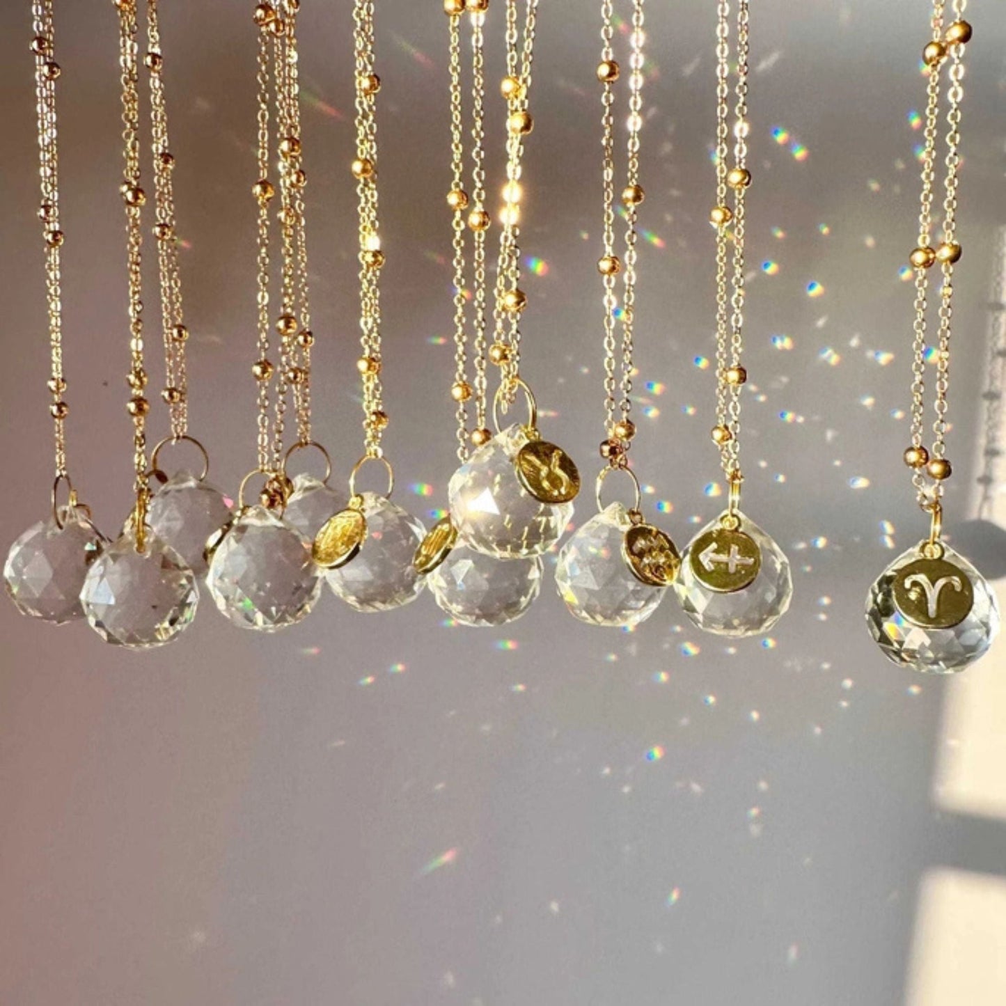 Zodiac Car Suncatcher - Mirror Charm