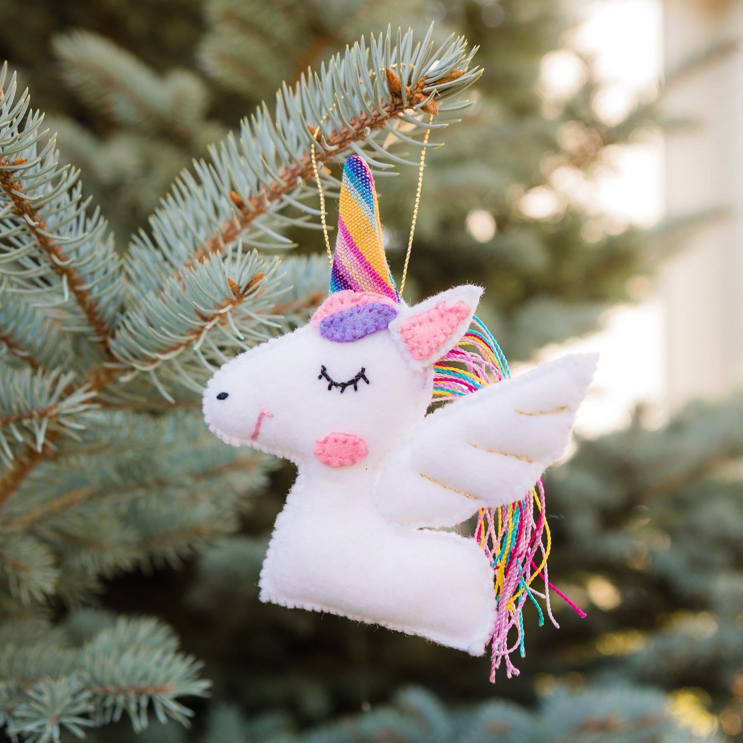 Felt Unicorn Ornament