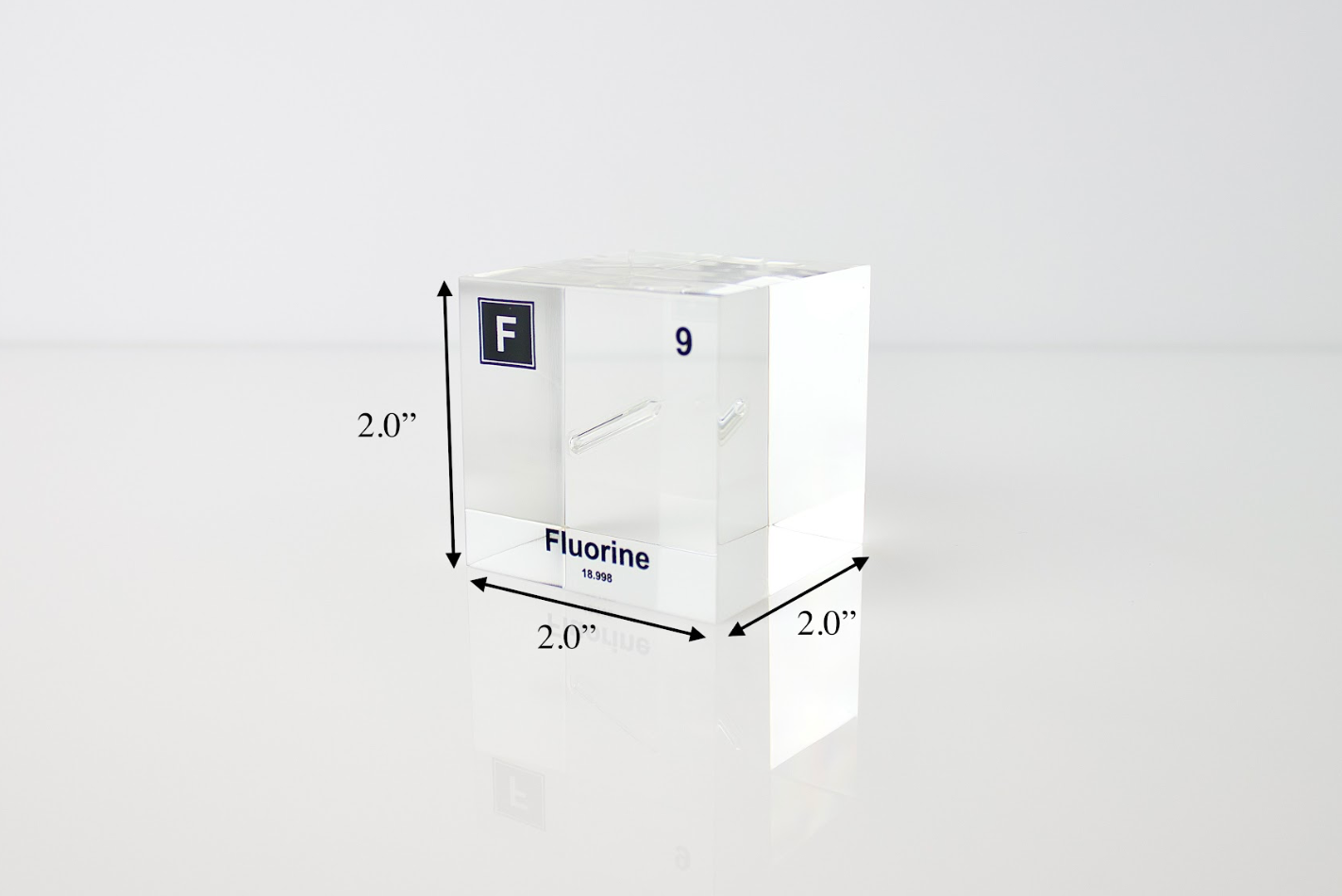 Fluorine Element Cube