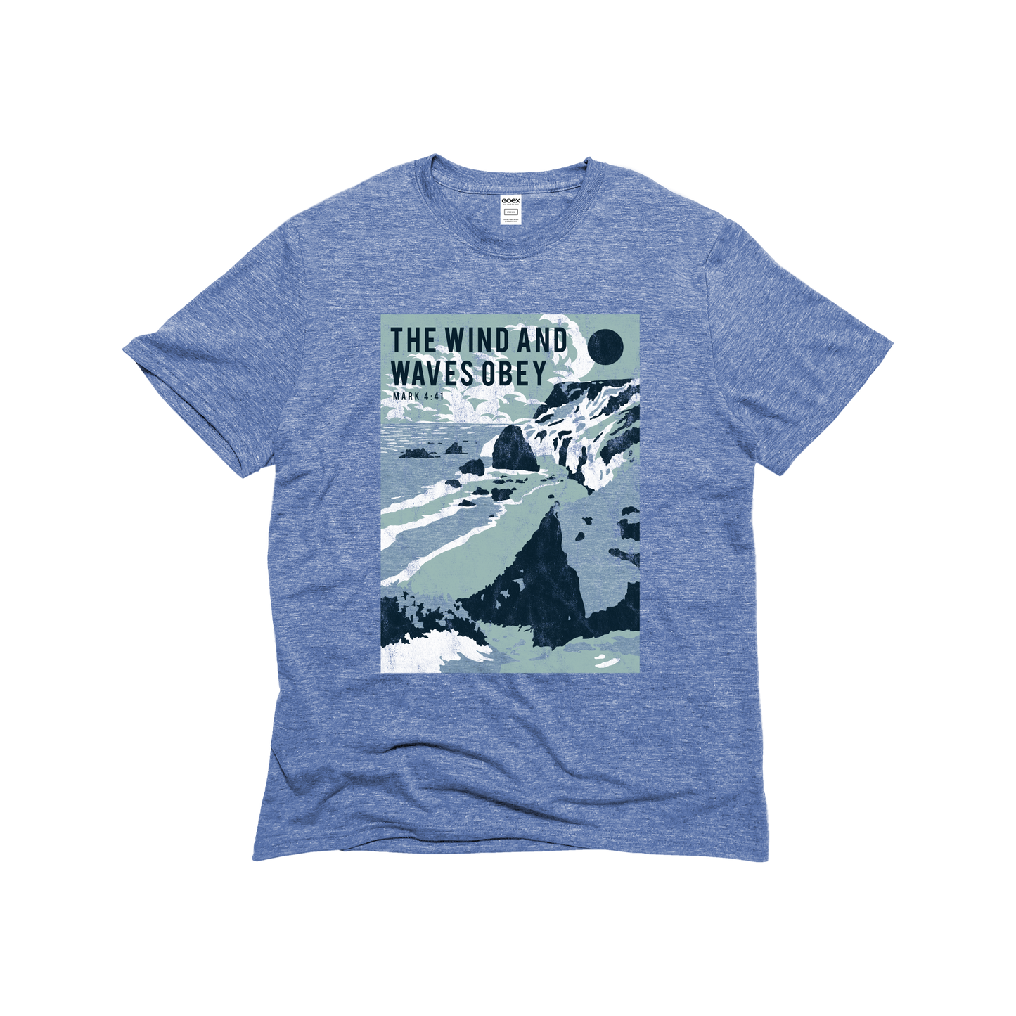 Wind and Waves Unisex Eco-Triblend Tee - Osadia Concept Store
