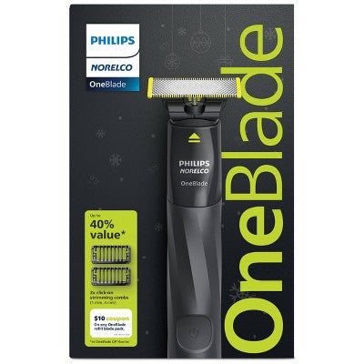 Philips Norelco OneBlade Holiday Giftset 7ct - New