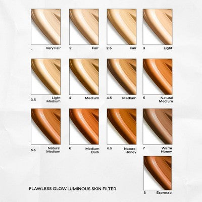 MCoBeauty Flawless Glow Luminous Skin Filter 4 1.01 fl oz - New