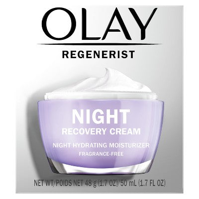 Olay Regenerist Face Cream Night Recovery Moisturizer 1.7oz - Imperfect Box