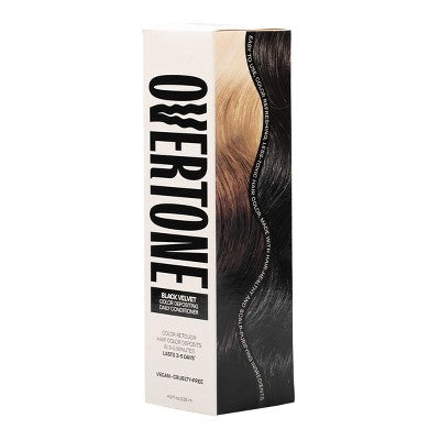 Overtone Black Velvet Daily Conditioner- Semi-Permanent Hair Color 4.5 oz - New - Osadia Concept Store