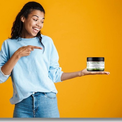 PureO Natural Superior Edge Control Hair Gel 4oz - Imperfect Container