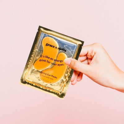 Grace & Stella Energizing Under Eye Mask Gold 24 Pair - Missing Box