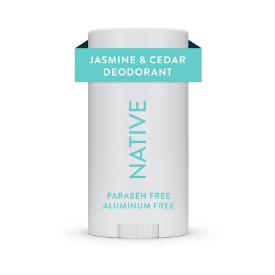 Native Solid Deodorant for Women & Men Jasmine & Cedar Aluminum-Free 2.65oz - New