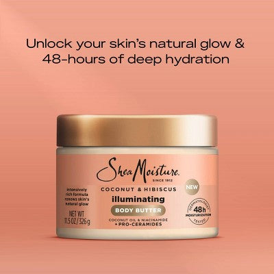 SheaMoisture Coconut Hibiscus Body Butter 11.5oz - New