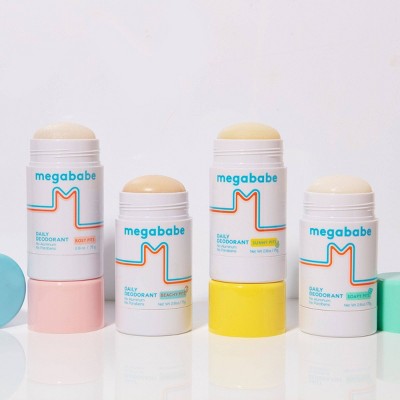 Megababe Beachy Pits Daily Solid Deodorant 2.6oz - New