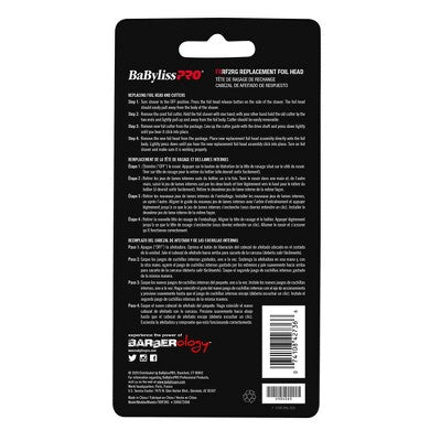 BaBylissPRO ROSEFX Electronic Razor Replacement Head - New
