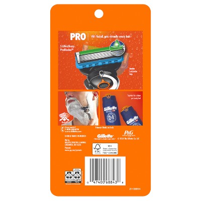 Gillette ProGlide Razor for Men Handle + 4 Blade Refills - Missing Box