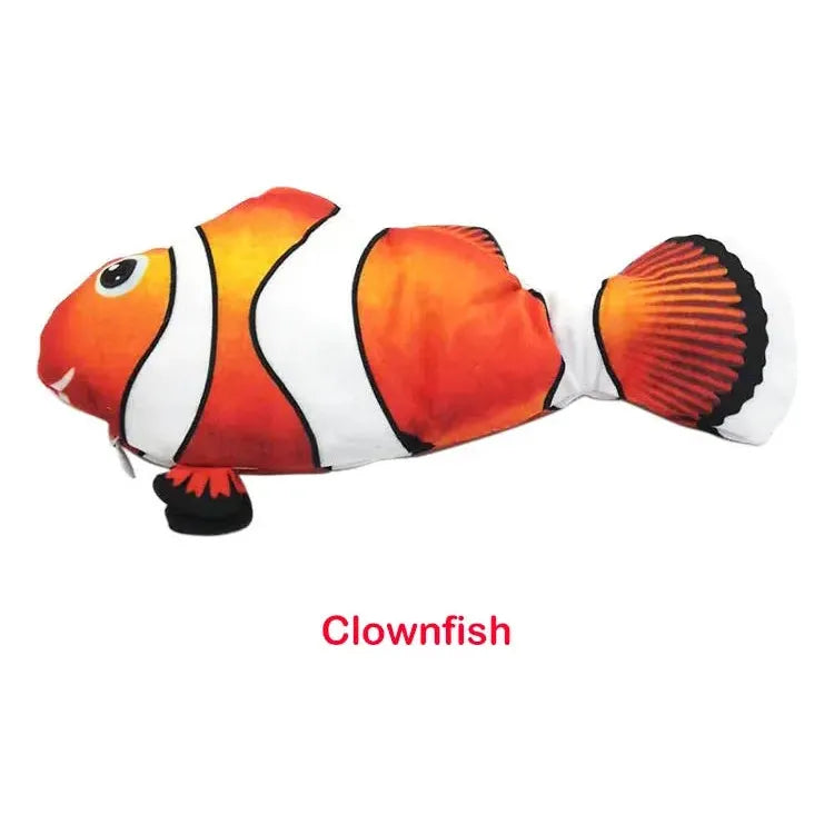 Vida Smart - Premium Interactive Wagging Fish Cat Toy - USB Rechargeable Plush with Realistic Movement for Endless Fun & Entertainment!