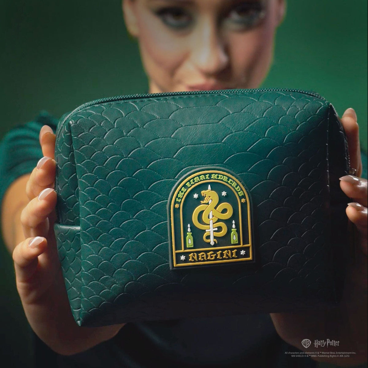 HP Dark Arts | Nagini Cosmetic Bag with Face Gems & Temporary Tattoo - Osadia Concept Store