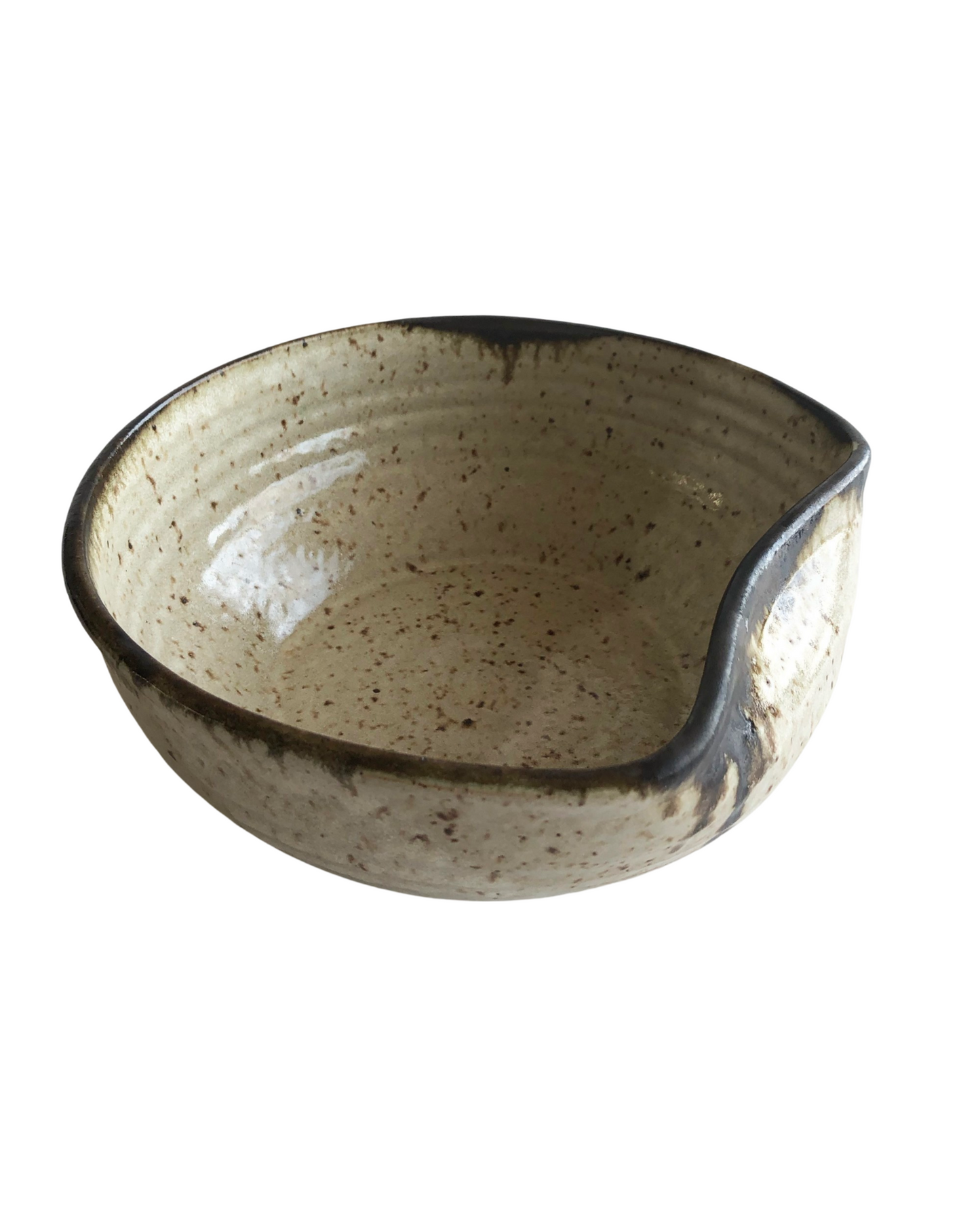 Luna Serving Bowl with Handle Rest
