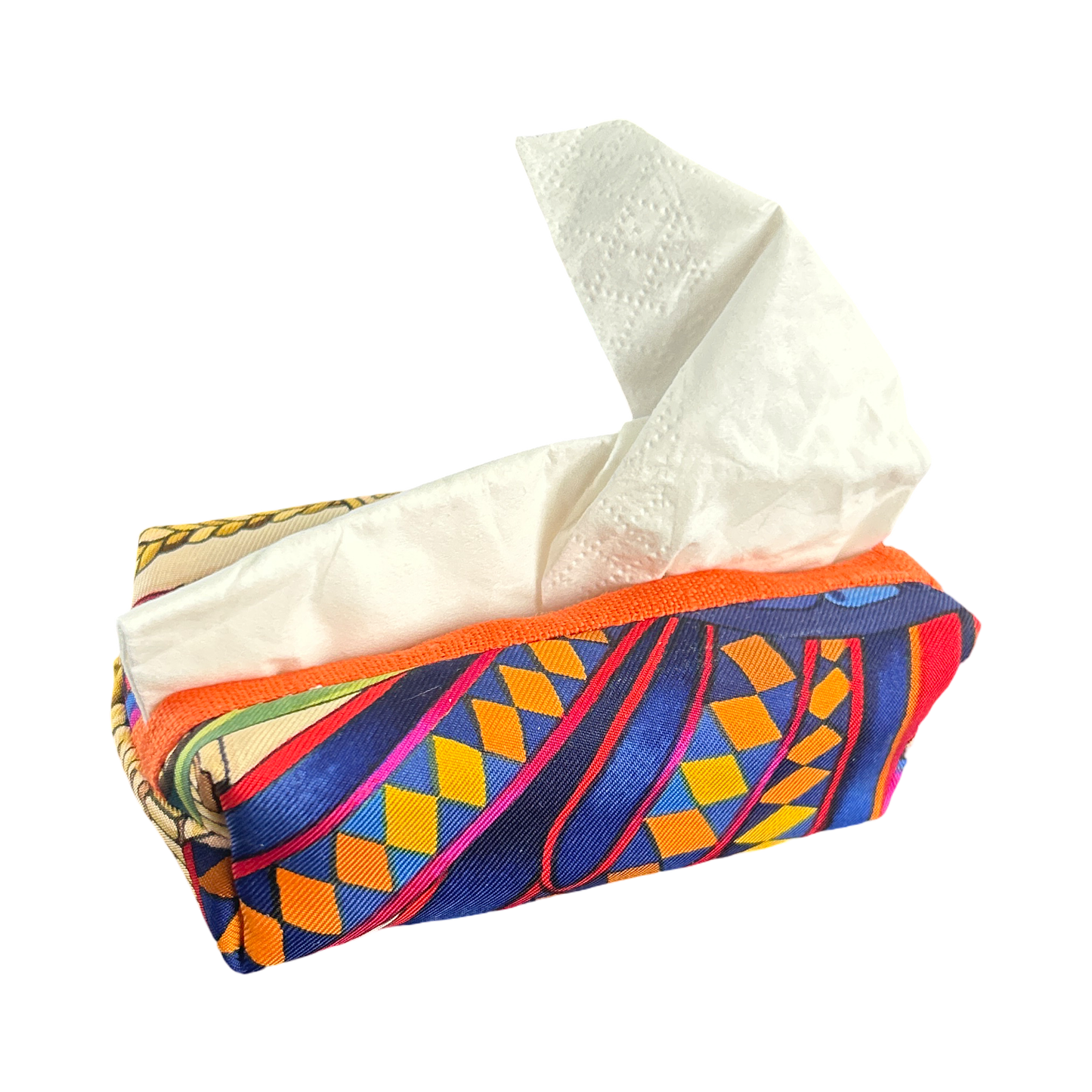 Rubans du Cheval Blanc Vintage Scarf Travel Tissue Pouch