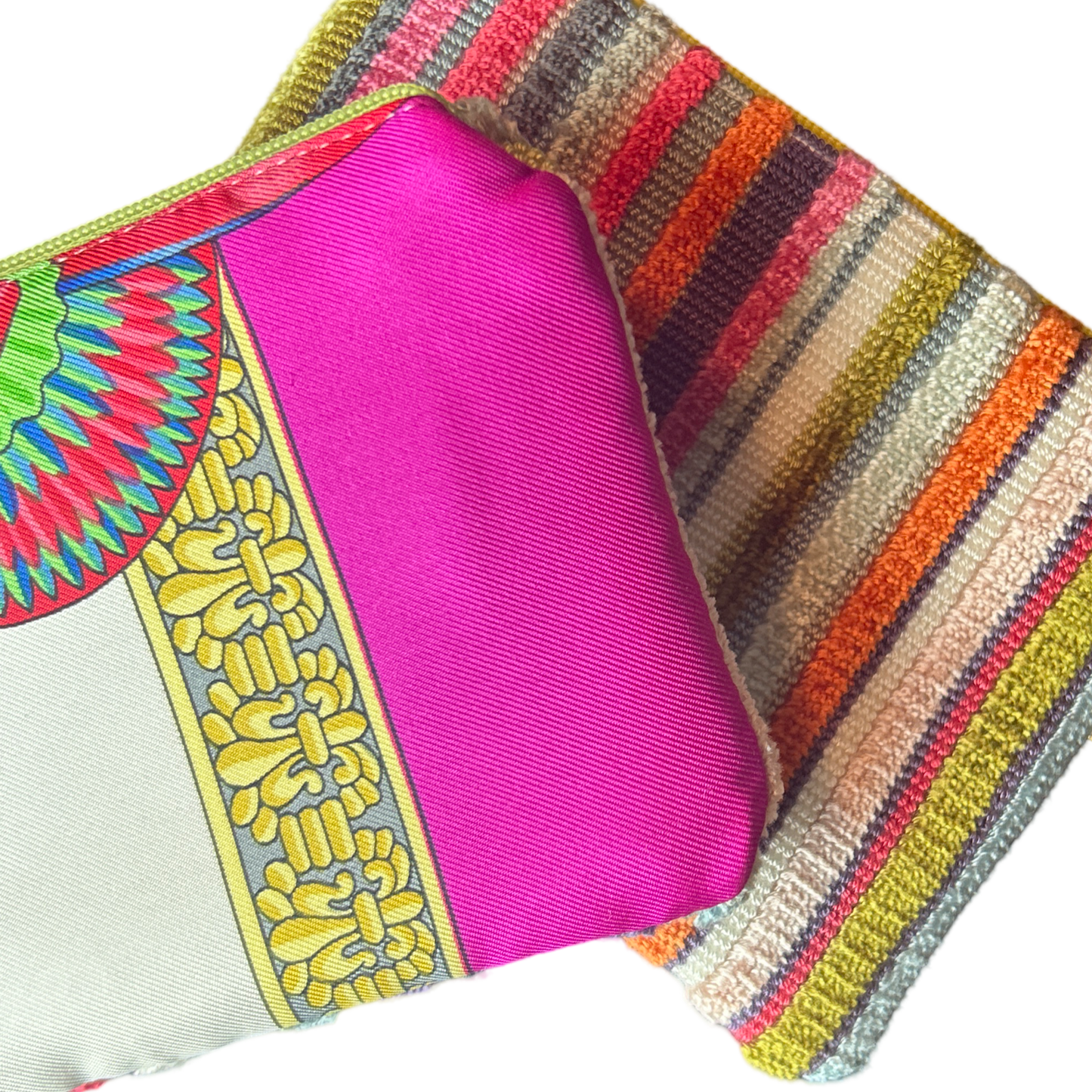 Rubans du Cheval Fuchsia Coffee Run Keychain Bag