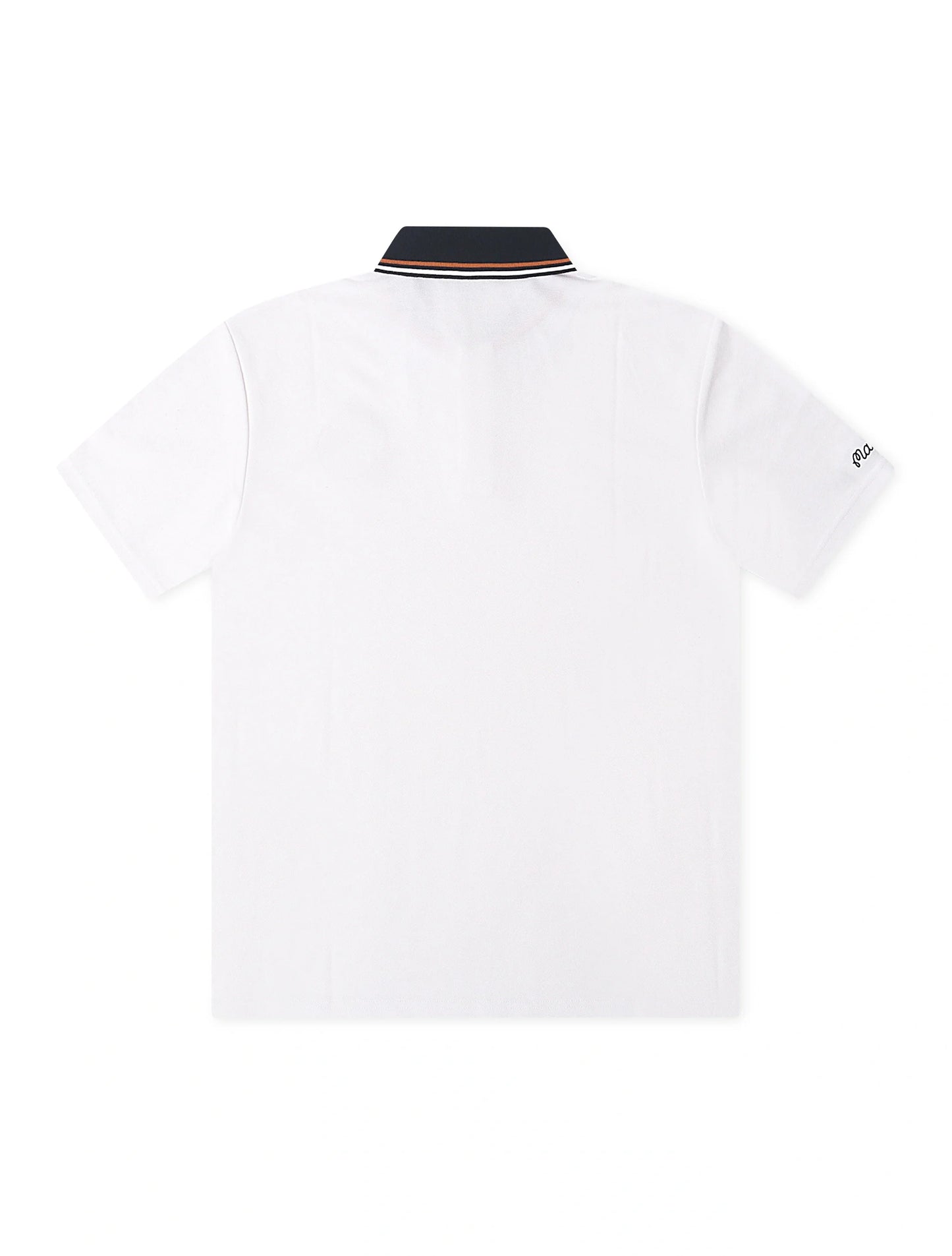 Malbon Fairway Oakwood Polo - White