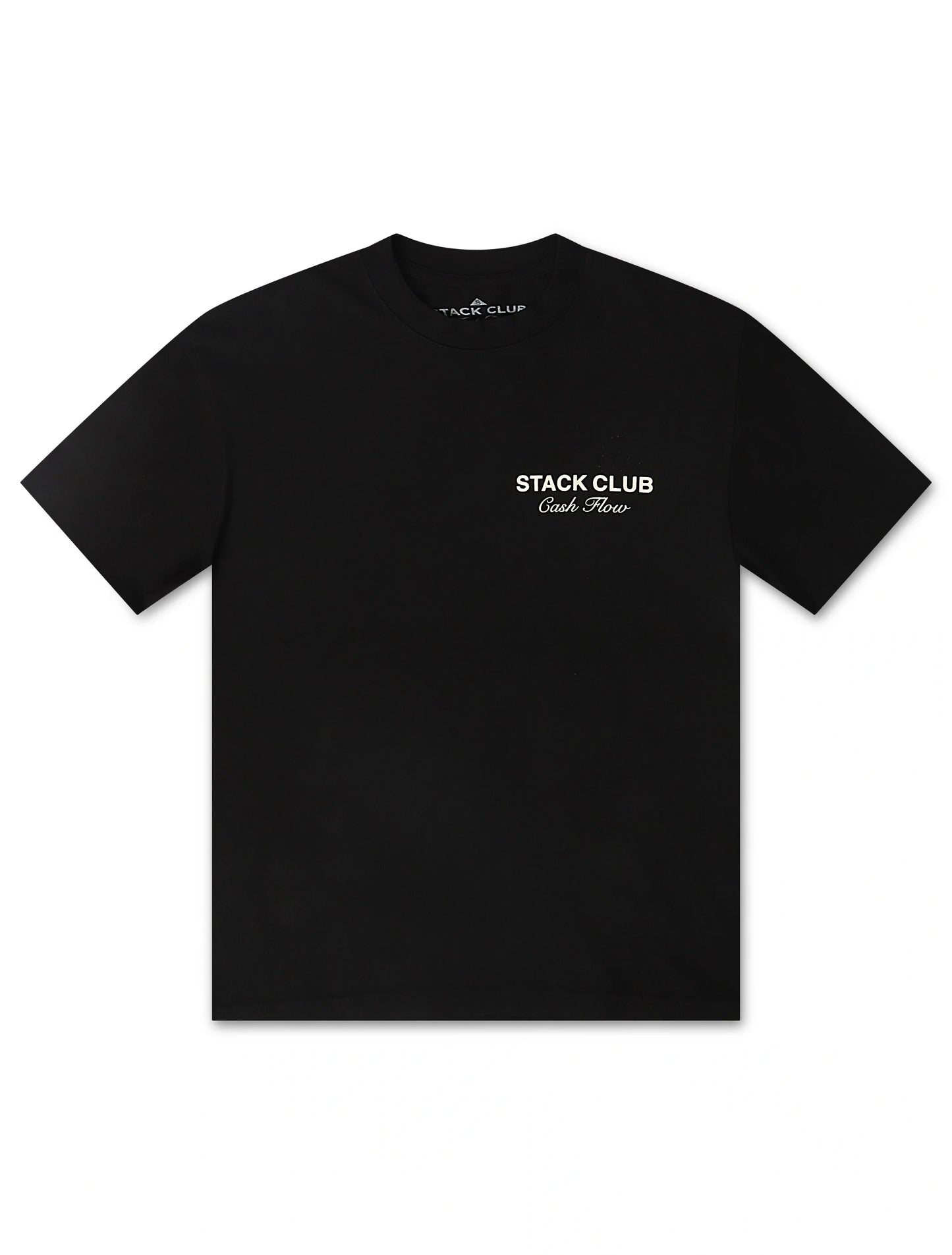 Stack Club Cash Flow Heavyweight Tee - Black/Cream