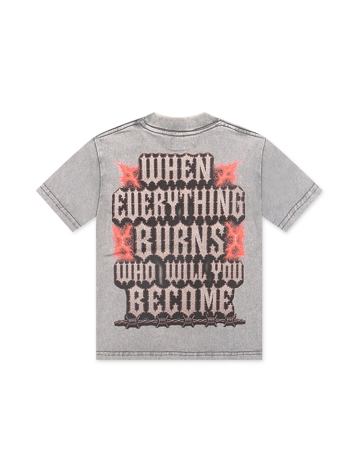 Disaster Kids Burnout Tee - Grey