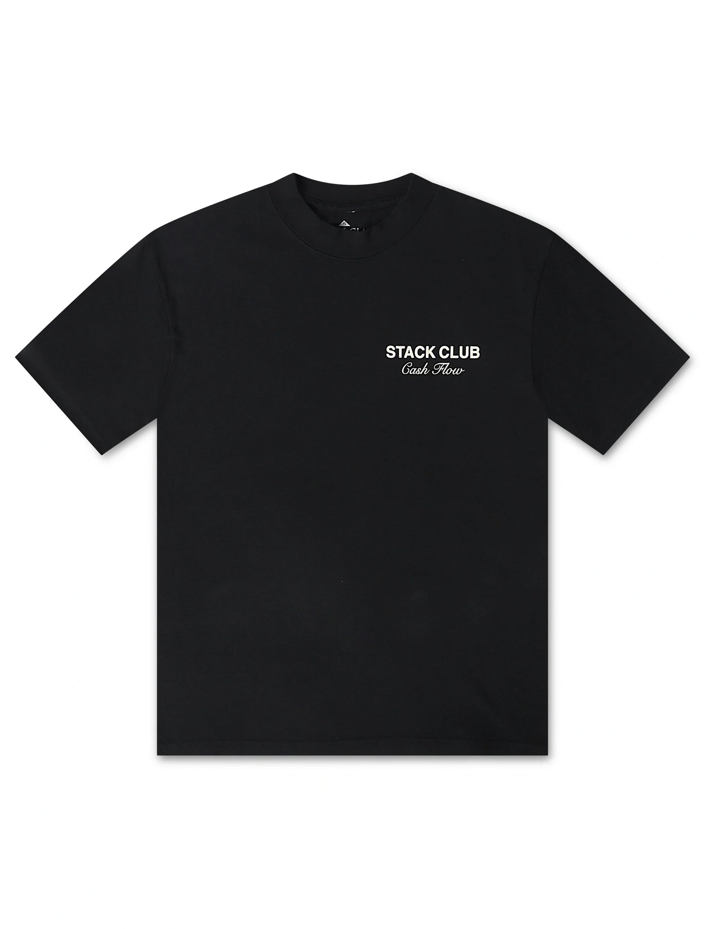 Stack Club Cash Flow Heavyweight Tee - Navy/Cream
