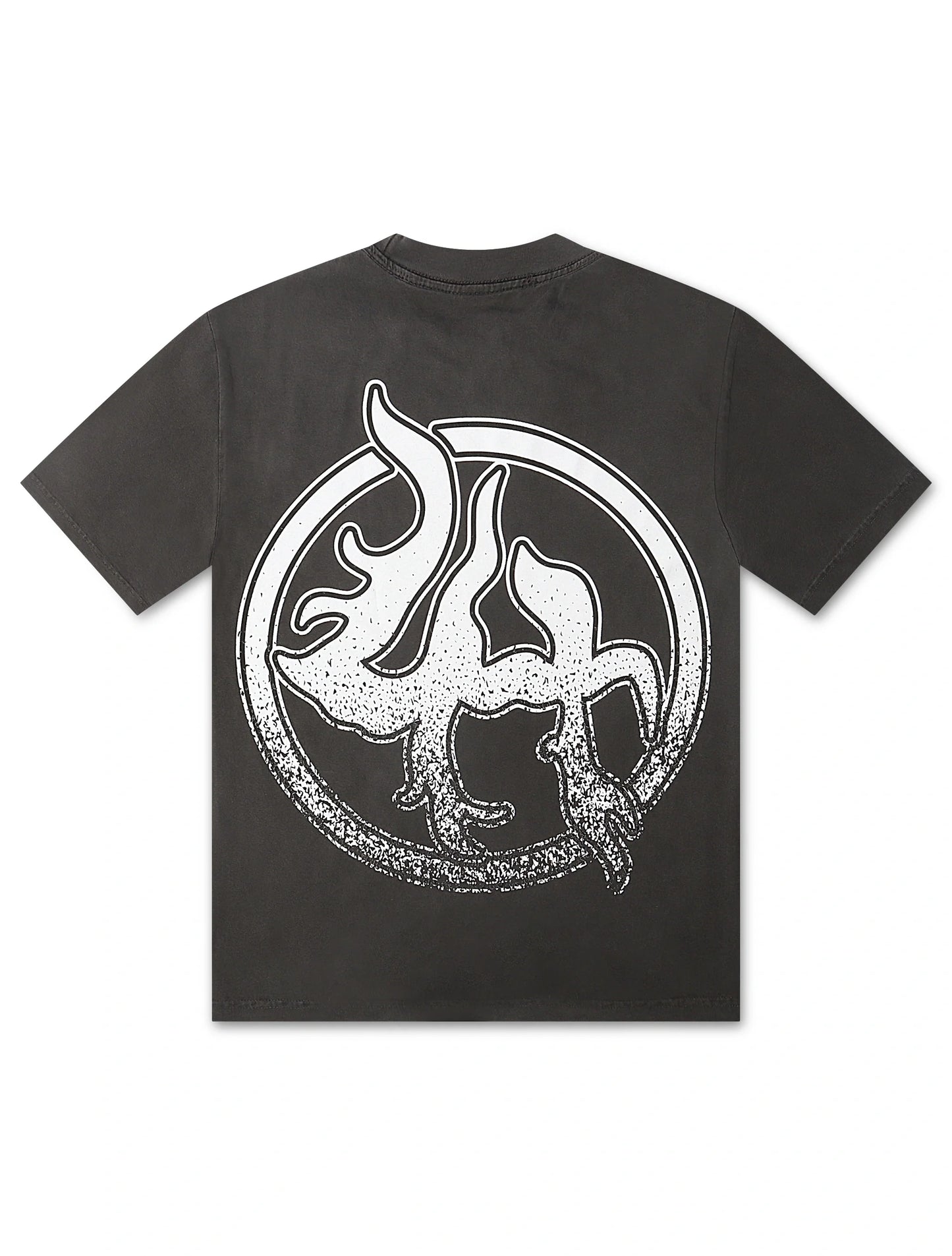 Lost Hills Shadow Skull Tee - Black Wash