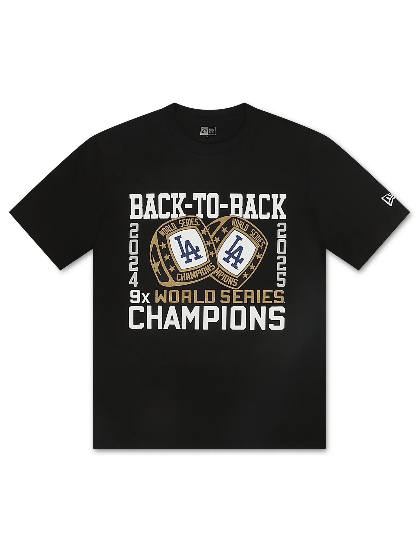 New Era LA Dodgers Back to Back Tee - Black