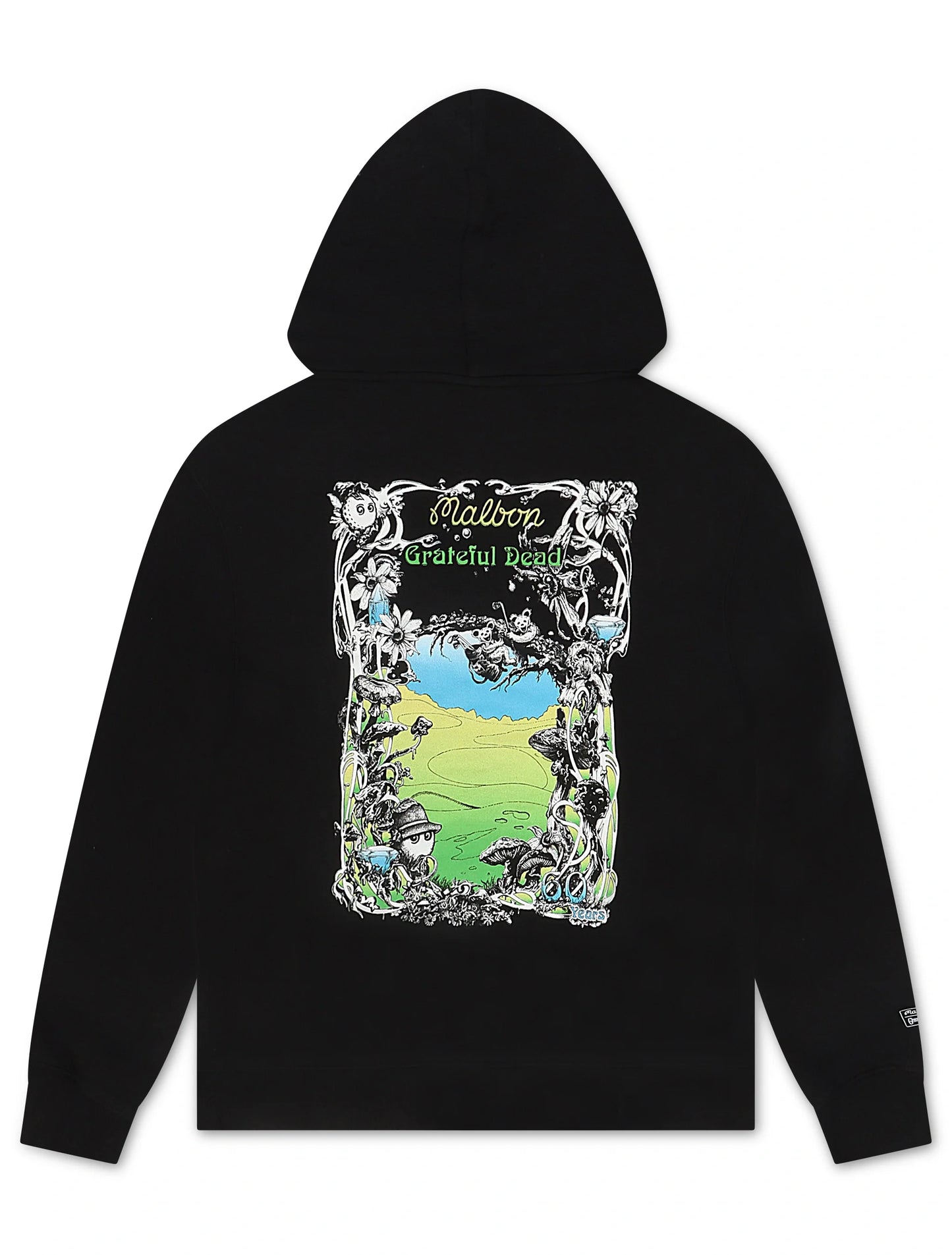 Malbon Grateful Dead Fesque Hoodie - Black