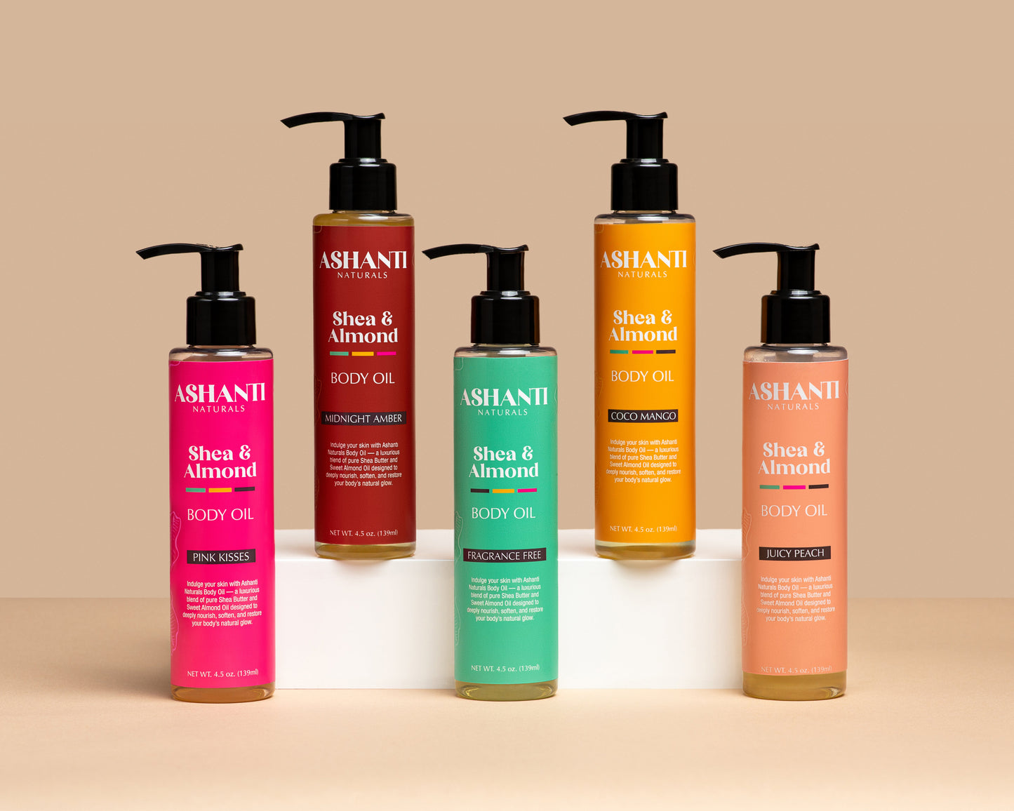 ASHANTI NATURALS Shea & Sweet Almond Body Oil - Coco Mango - Osadia Concept Store