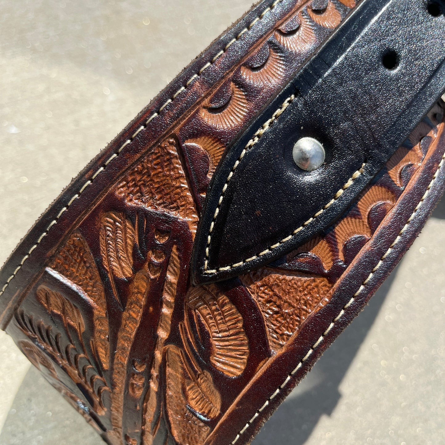 Double Western Holster & Belt .38 .357 Cal - Brown