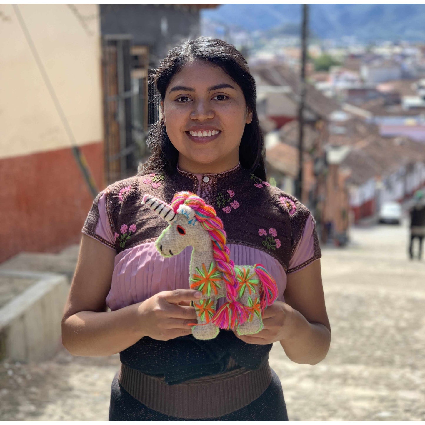 Ellie the Elephant: Repurposed Wool Boho Decor - Mexico