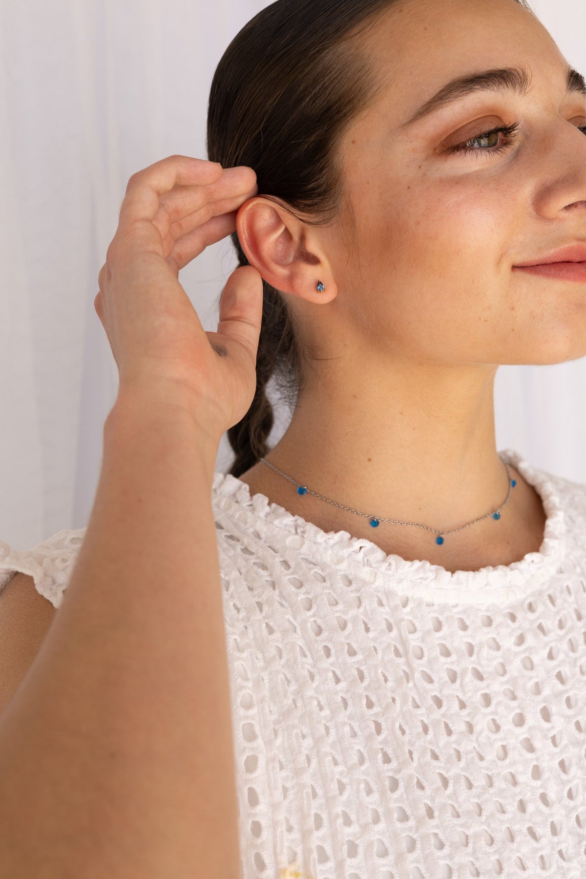 Madison Necklace in Blue