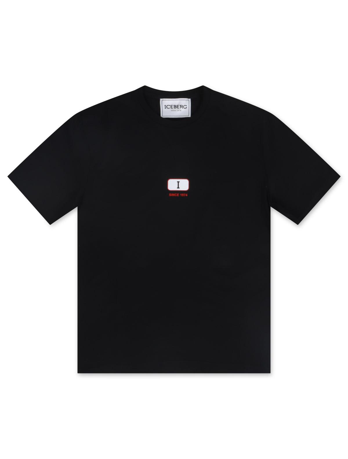 Iceberg Logo Tee - Black